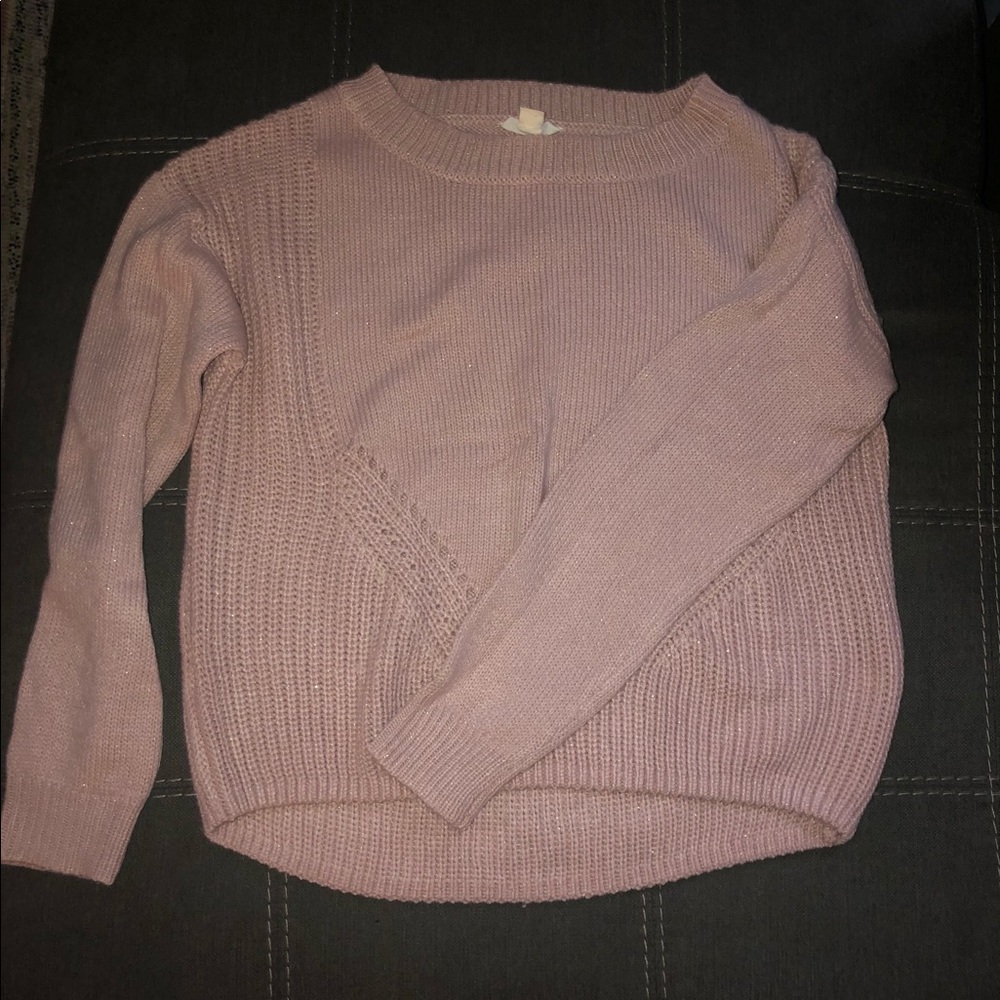 Light Pink Sparkle Sweater